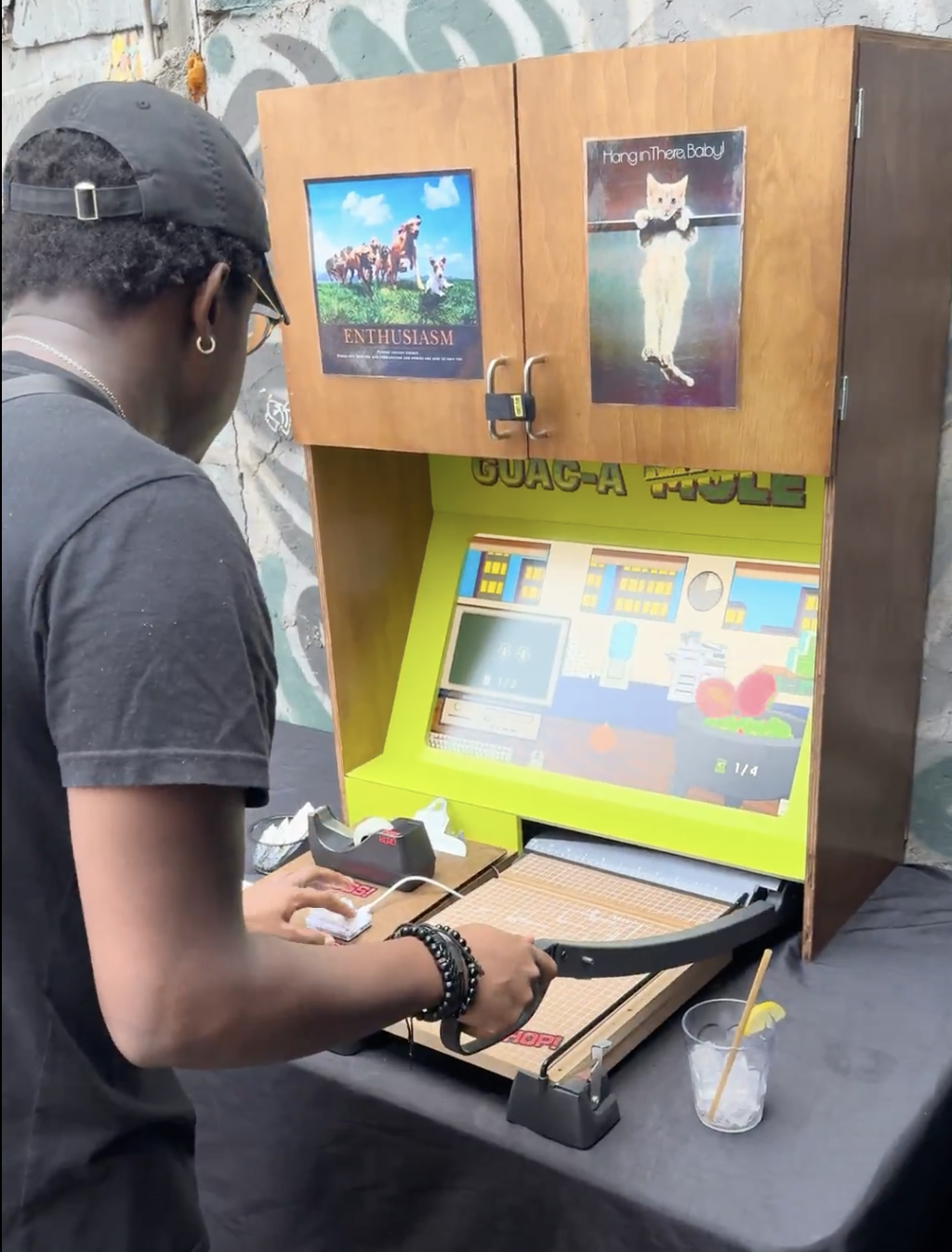 Alt Ctrl Game using paper slicer